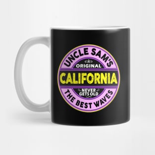 Surfing California Laguna Manhattan San Diego Mug